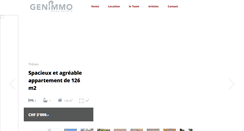 Desktop Screenshot of genimmo.ch